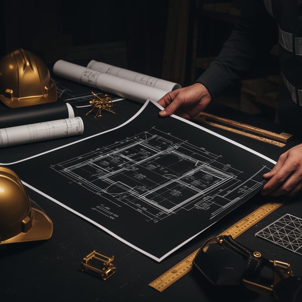 Apex Builders architectural blueprint and planning